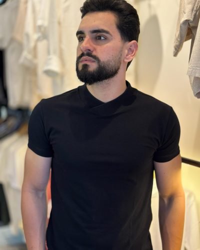 Camisa Moscow Gola Transpassada Preto 1